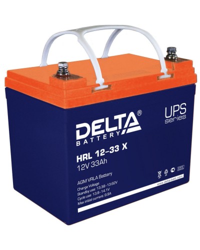 Delta HRL 12-33 X. Аккумулятор герметичный свинцово-кислотный. Delta в Новом Уренгое