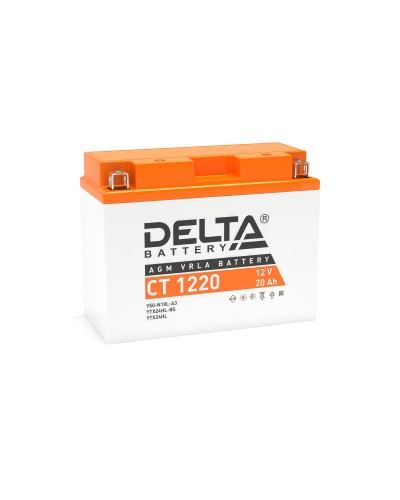 Delta CT 1220. Аккумулятор герметичный свинцово-кислотный стартерный. Delta в Новом Уренгое