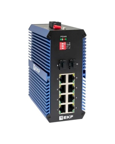 TSX-U-2GX/SFP-8GTP. Промышленный неуправляемый коммутатор. EKF в Новом Уренгое