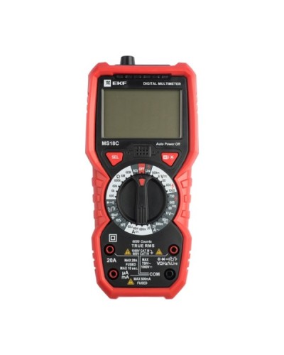 Мультиметр цифровой MS18C Expert (In-180701-pm18C). Мультиметр цифровой. EKF в Новом Уренгое