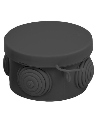 КМР-040-038 с крышкой (65х40) чёрная IP54 (plc-kmr-040-038-b). Коробка распределительная. EKF в Новом Уренгое