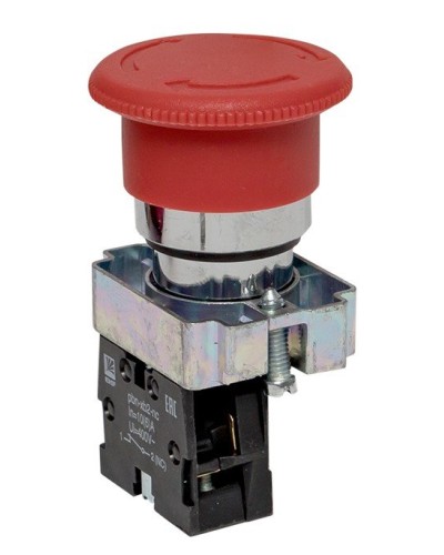 BS542 поворотная красная грибок NC (xb2-bs542). Кнопка поворотная красная грибок. EKF в Новом Уренгое