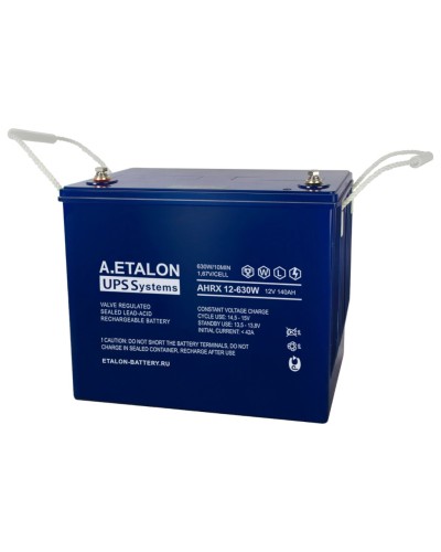 A.ETALON AHRX 12-630W (140). Аккумулятор герметичный свинцово-кислотный. ETALON в Новом Уренгое