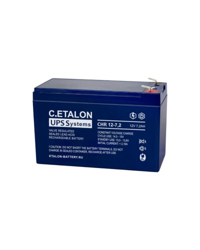 C.ETALON CHR 12-7,2. Аккумулятор герметичный свинцово-кислотный. ETALON в Новом Уренгое