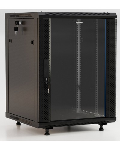 TWB-FC-1245-GP-RAL9004. Шкаф телекоммуникационный 19 настенный 12U. Hyperline в Новом Уренгое