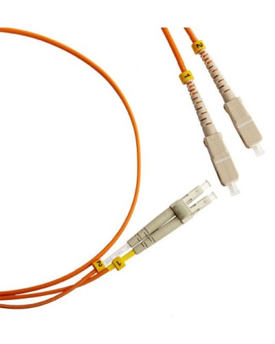 FC-D2-50-LC/PR-SC/PR-H-1M-LSZH-OR. Патч-корд волоконно-оптический LC-SC. Hyperline в Новом Уренгое