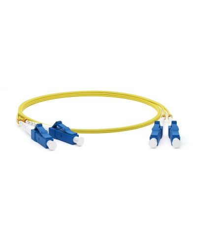 FC-D2-9-LC/UR-LC/UR-H-10M-LSZH-YL. Патч-корд волоконно-оптический одномодовый. Hyperline в Новом Уренгое