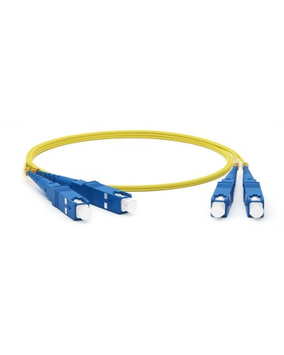 FC-D2-9-SC/UR-SC/UR-H-1M-LSZH-YL. Патч-корд волоконно-оптический. Hyperline в Новом Уренгое