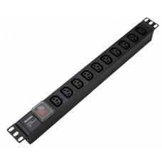 SHE19-10IEC-S-IEC. Блок розеток 19. Hyperline