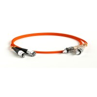 FC-D2-50-FC/PR-ST/PR-H-2M-LSZH-OR. Патч-корд волоконно-оптический многомодовый. Hyperline