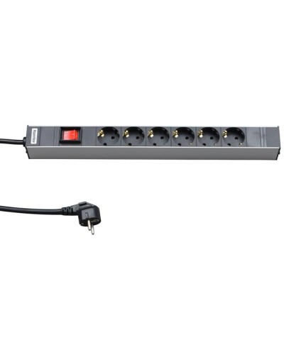 SHE19-6SH-S-2.5EU. Блок розеток 19. Hyperline в Новом Уренгое