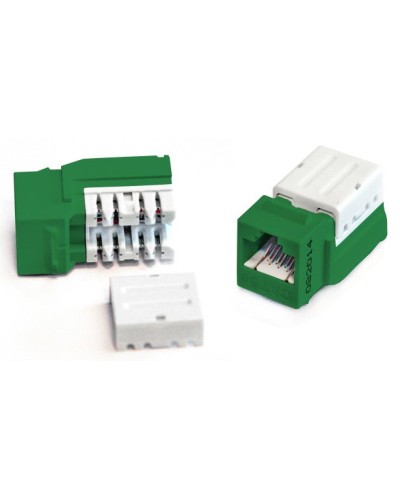 KJNE-8P8C-C5e-90-GN. Вставка Keystone Jack RJ-45. Hyperline в Новом Уренгое