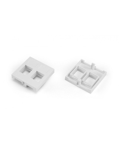 SIP2-2N-M45-45. Вставка 45x45 (аналог Mosaic) для 2х модулей формата Keystone Jack. Hyperline в Новом Уренгое