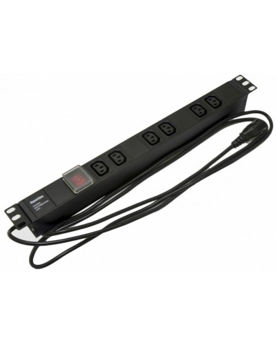 SHE19-6IEC-S-2.5IEC. Блок розеток 19. Hyperline в Новом Уренгое