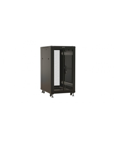 TTBR-1868-DD-RAL9004. Шкаф телекоммуникационный 19 напольный 18U. Hyperline в Новом Уренгое