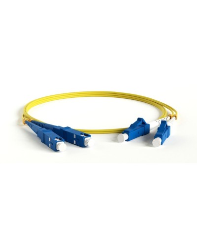 FC-D2-9-LC/UR-SC/UR-H-1.5M-LSZH-YL. Патч-корд волоконно-оптический одномодовый. Hyperline в Новом Уренгое