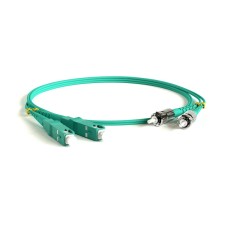 FC-D2-503-SC/PR-ST/PR-H-3M-LSZH-AQ. Патч-корд волоконно-оптический многомодовый. Hyperline