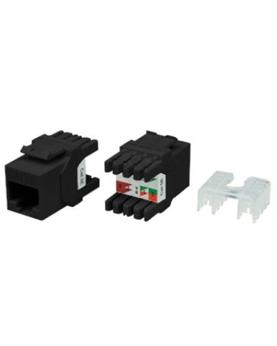 KJ8-8P8C-C5e-180-BK. Вставка Keystone Jack RJ-45. Hyperline в Новом Уренгое