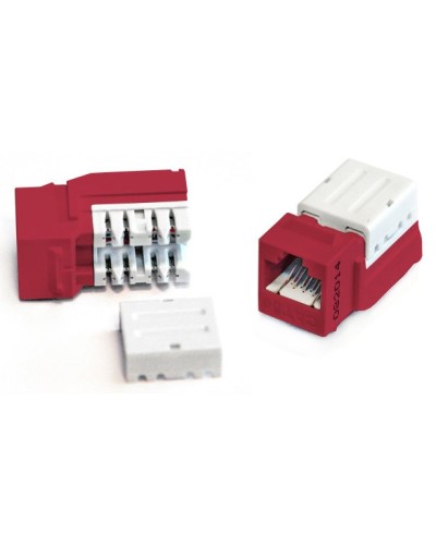 KJNE-8P8C-C5e-90-RD. Вставка Keystone Jack RJ-45. Hyperline в Новом Уренгое