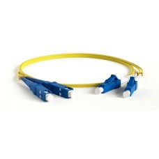 FC-D2-9A1-LC/UR-SC/UR-H-2M-LSZH-WH. Патч-корд волоконно-оптический LC-SC. Hyperline