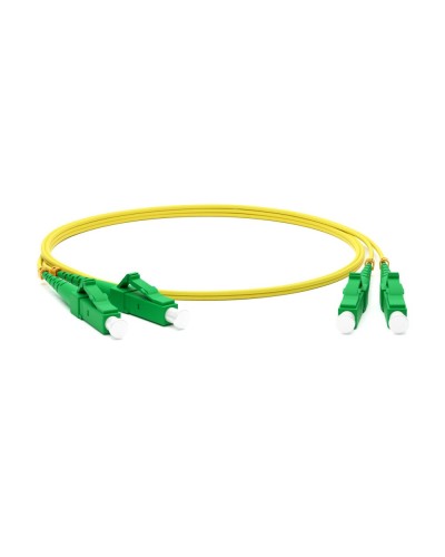 FC-D2-9-LC/AR-LC/AR-H-2M-LSZH-YL. Патч-корд волоконно-оптический одномодовый. Hyperline в Новом Уренгое