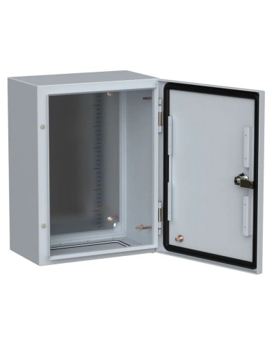 ЩМП-40.30.20 УХЛ1 IP66 400x300x200 TITAN 5 (TI5-10-N-040-030-020-66). Шкаф металлический с монтажной платой. IEK в Новом Уренгое