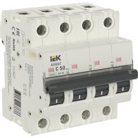 M10N 4P C 50А 10кА ARMAT (AR-M10N-4-C050). Автоматический выключатель. IEK