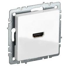 Розетка HDMI РHDMI-0-БрБ белая BRITE (BR-H10-K01). Розетка HDMI. IEK