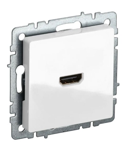 Розетка HDMI РHDMI-0-БрБ белая BRITE (BR-H10-K01). Розетка HDMI. IEK в Новом Уренгое