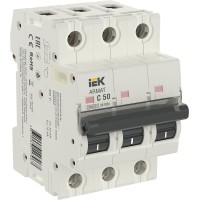 M10N 3P C 50А 10кА ARMAT (AR-M10N-3-C050). Автоматический выключатель. IEK