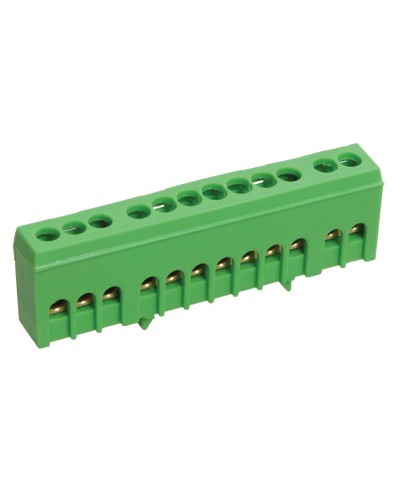 Шина PE земля ШНИ-6х9-10-К-З (YNN10-69-10KD-K06). Шина в корпусном изоляторе на DIN-рейку. IEK в Новом Уренгое
