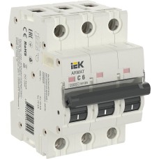 M10N 3P C 6А 10кА ARMAT (AR-M10N-3-C006). Автоматический выключатель. IEK