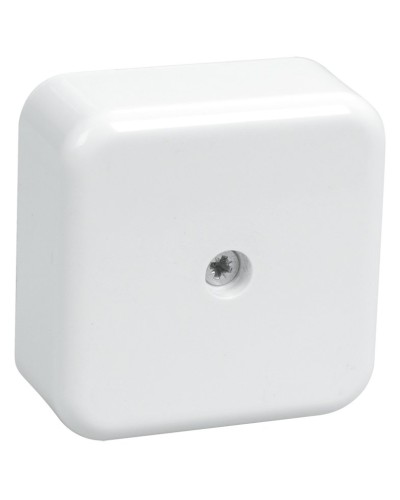 Коробка распаячная КМ41206-01 50х50х20 открытой проводки (4 клеммы 3 мм²) белая (UKO10-050-050-020-K01). Коробка распаячная безгалогенная (HF). IEK в Новом Уренгое