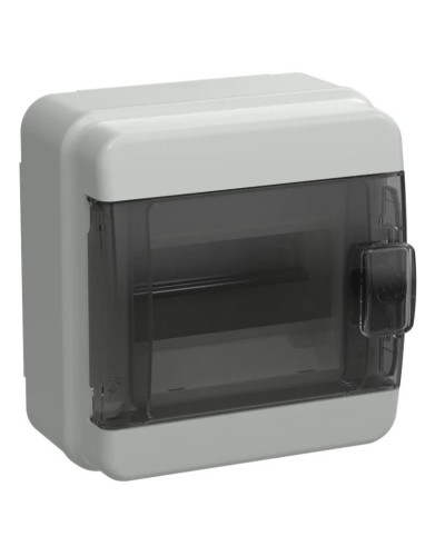 Корпус пластиковый КМПн-6 IP65 TEKFOR (TF5-KP72-N-06-65-K03-K02). Корпус модульный пластиковый черная прозрачная дверь. IEK в Новом Уренгое