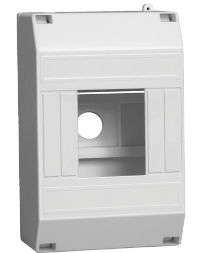 Корпус пластиковый КМПн 1/4 IP20 белый (MKP31-N-04-30-135). Щиток модульный без дверцы, настенный. IEK в Новом Уренгое