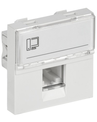 Розетка RJ45 кат.6 PRIMER РКИ-20-00-П-6 белый IEK (PR-KK40D-RI-0-2-1C06U-K01). Розетка RJ-45. IEK в Новом Уренгое
