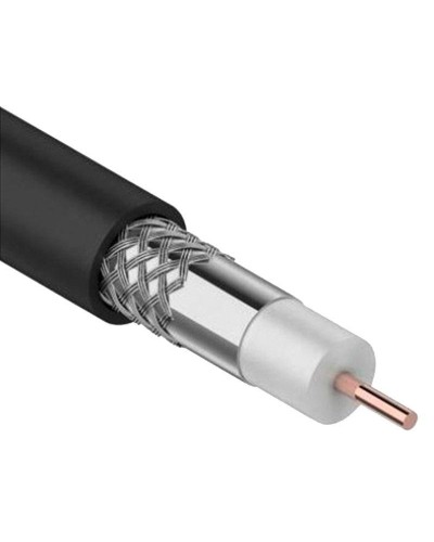 GENERICA RG11 CCS 75Ом FPE PVC черный (CC1-R1F1-119-300-G). Кабель коаксиальный омедненный. IEK в Новом Уренгое