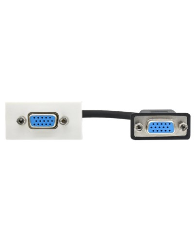 Розетка VGA M/M PRIMER РКМ-20-20-П белый IEK (PR-KK40D-RV-0-2-K01). Розетка. IEK в Новом Уренгое
