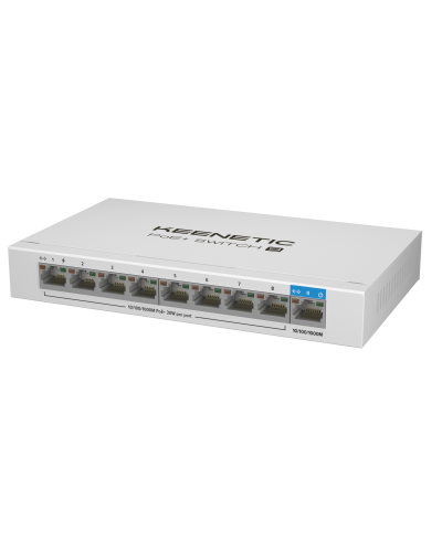 Keenetic KN-4710 (L2) 9х1Гбит/с 8PoE+ 120W. Коммутатор с PoE. KEENETIC в Новом Уренгое