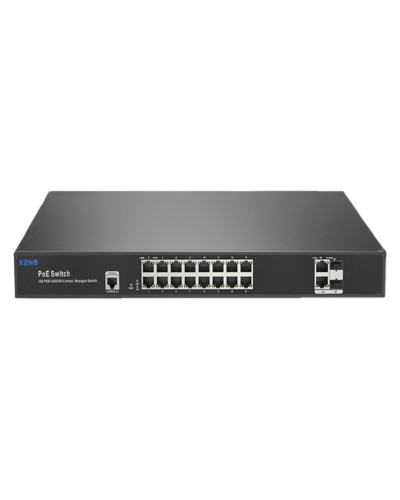 KN-SW1602SFP/M2. Коммутатор с питанием по PoE. KENO в Новом Уренгое