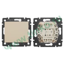 Выключатель Valena 1кл., без фиксации, 10А, 250В, слоновая кость (774311). Выключатель. LegranD