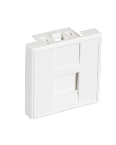 EC-IMF-1-WT-10 (10шт). Вставка 45x45 (Mosaic) для 1 модуля Keystone Jack. NETLAN в Новом Уренгое