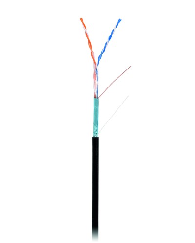 F/UTP 2pair, Cat5, Out, PE (EC-UF002-5-PE-BK). Кабель «витая пара» (LAN) для структурированных систем связи. NETLAN в Новом Уренгое