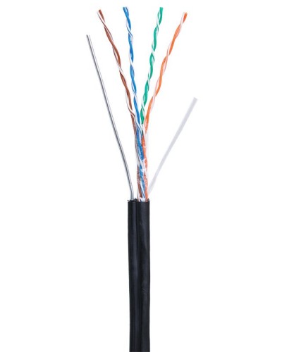 U/UTP 4pair, Cat5e, Out, Sw, PE (EC-UU004-5E-PE-SW-BK). Кабель «витая пара» (LAN) для структурированных систем связи. NETLAN в Новом Уренгое