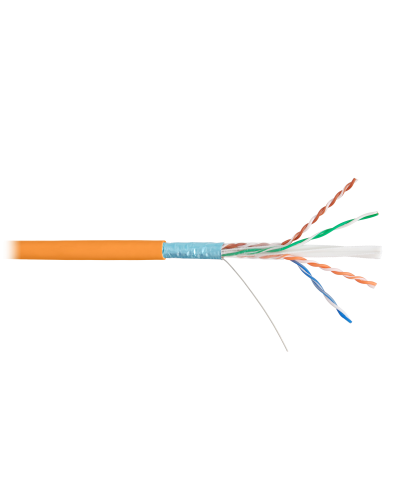 F/UTP 4pair, Cat6, Solid, In, PVC (NKL 9240C-OR). Кабель «витая пара» (LAN) для структурированных систем связи. NIKOLAN в Новом Уренгое