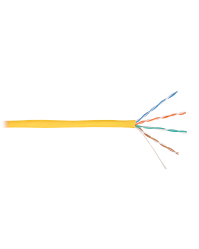 U/UTP 4pair, Cat5e, Solid, In, PVC (NMC 4100A-YL). Кабель «витая пара» (LAN) для структурированных систем связи. NIKOMAX в Новом Уренгое