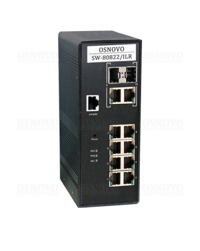 SW-80822/ILR. Коммутатор 10-портовый Gigabit Ethernet с PoE. OSNOVO в Новом Уренгое