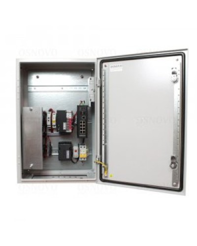 OS-46TB1(SW-80802/ILS(port 90W)). Уличная станция с термостабилизацией и резервным питанием. OSNOVO в Новом Уренгое