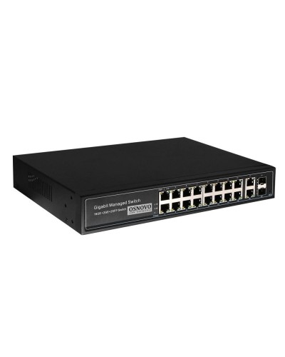SW-8182/L(300W). Коммутатор 16-портовый  Gigabit Ethernet с PoE. OSNOVO в Новом Уренгое
