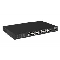 SW-62444(400W). Коммутатор 24-портовый  Fast Ethernet с PoE. OSNOVO